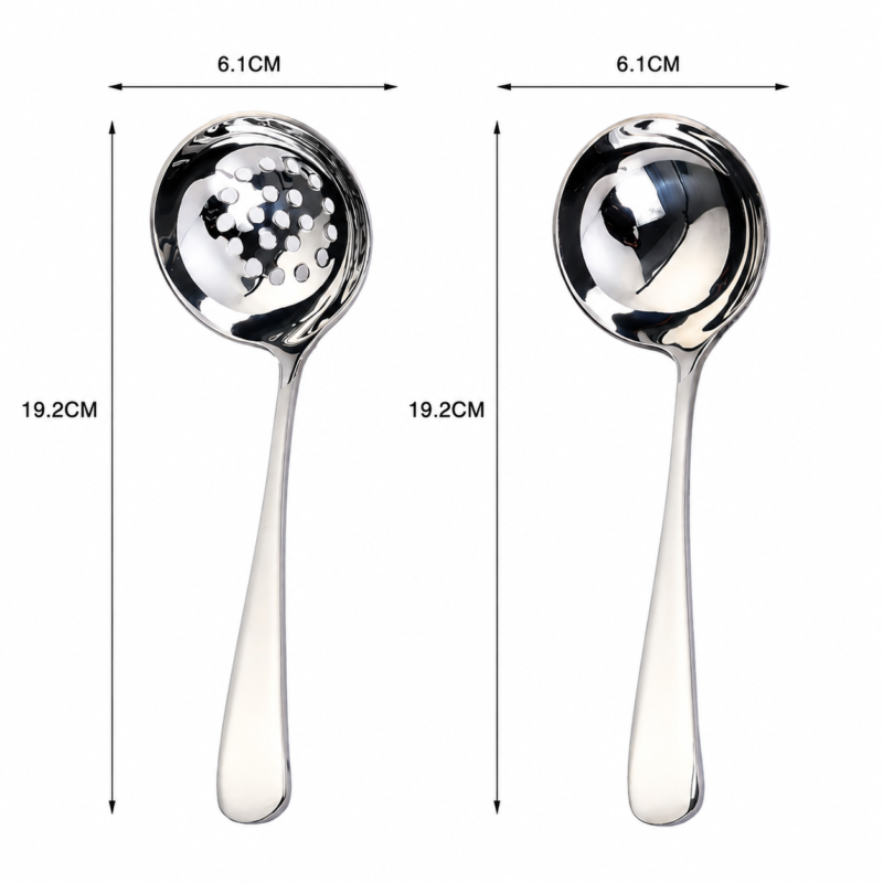 K012 18/8 Stainless Steel Small Soup Ladle Skimmer