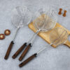 K500 Vintage Wood Handle Spider Skimmer