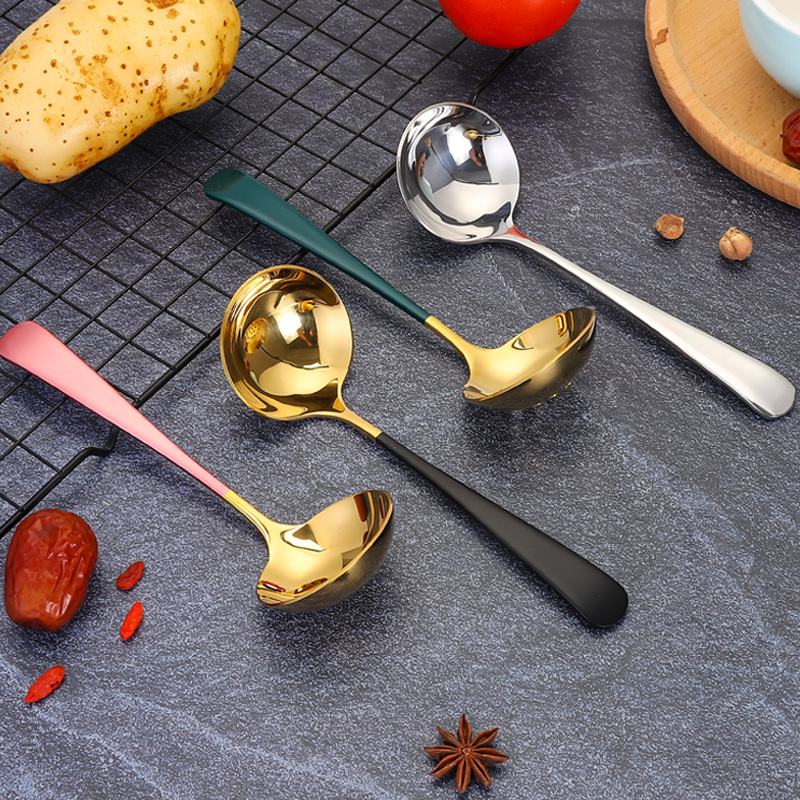 K012 18/8 Stainless Steel Small Soup Ladle Skimmer