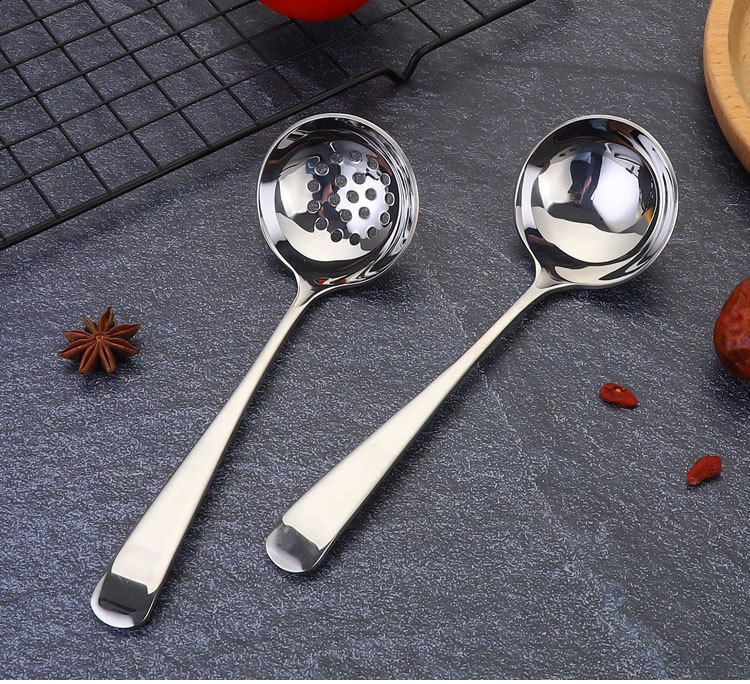 K012 18/8 Stainless Steel Small Soup Ladle Skimmer