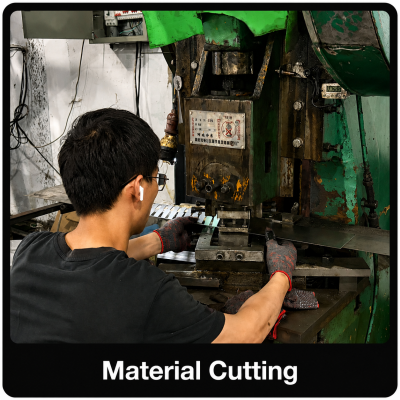 Cutlery Material cutting
